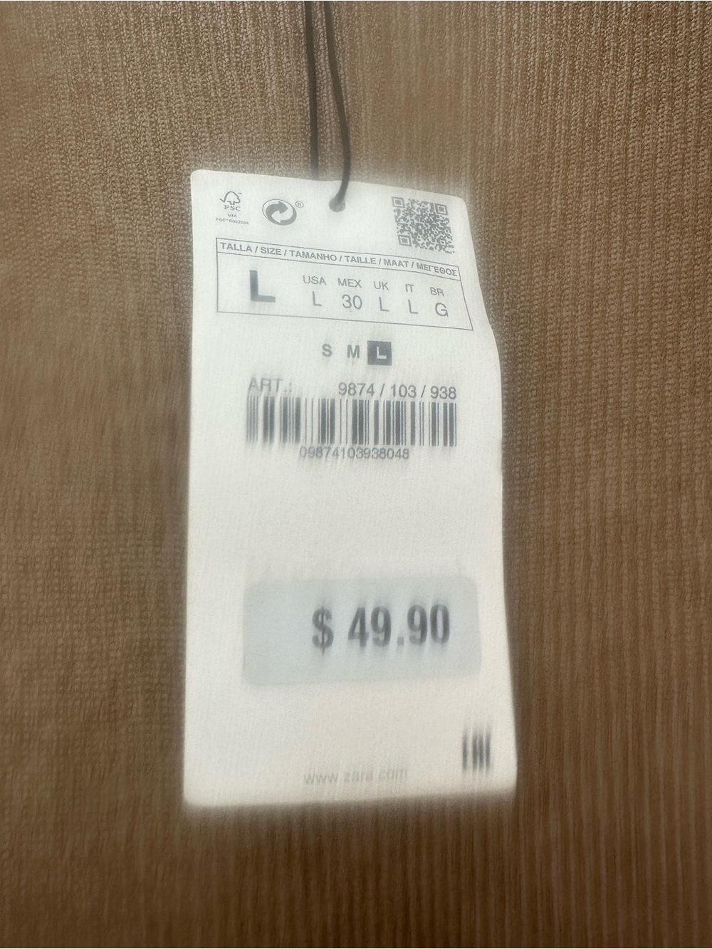 Zara Brown Lightweight Longline Knit cardigan jacket - Picture 4 of 14